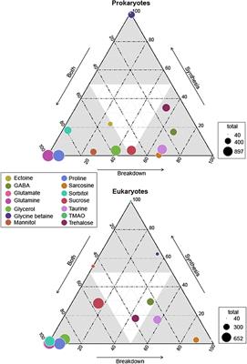 The Osmolyte Ties That Bind: Genomic Insights Into Synthesis and Breakdown of Organic Osmolytes in Marine Microbes